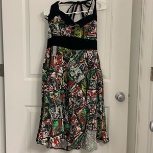 Hell Bunny Zombie B-Movie Swing dress - 3xl
